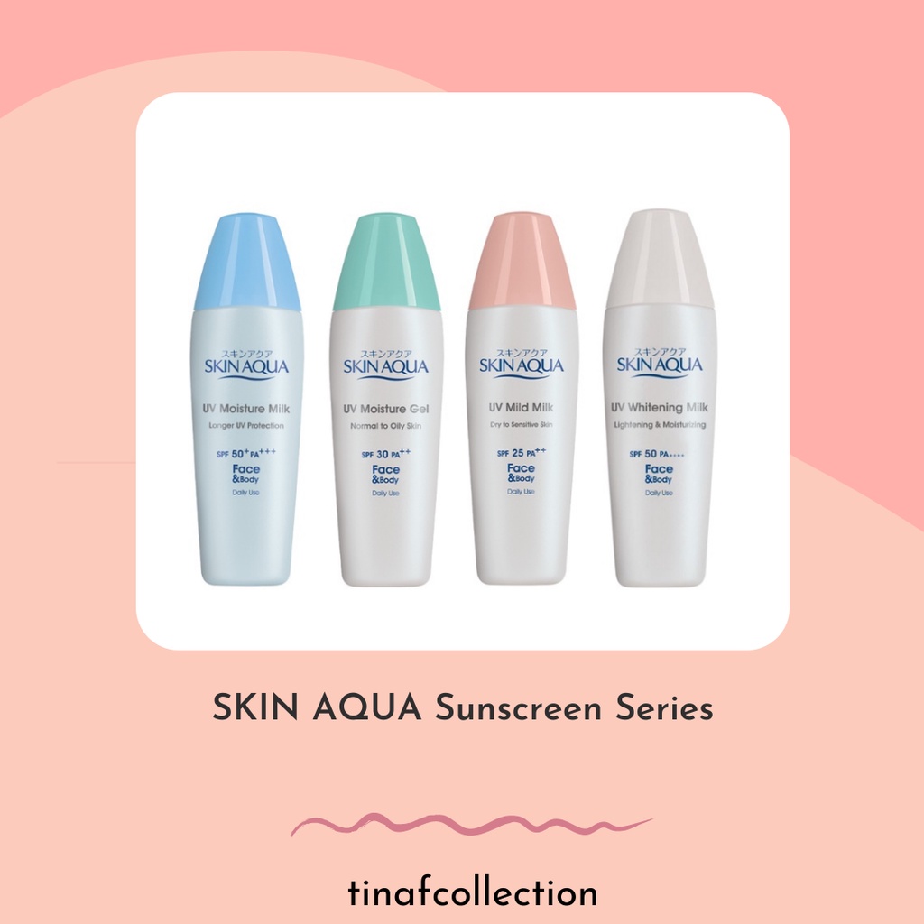 Jual Skin Aqua Sunscreen Series Gr Moisture Milk Moisture Gel