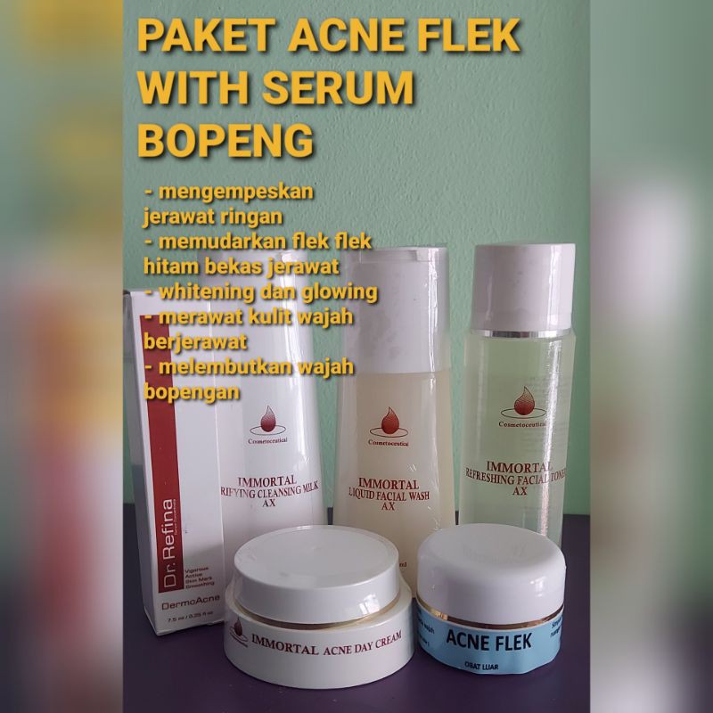 Jual Paket Acne Flek Bopeng Jerawat Ringan Dan Flek Flek Bekas