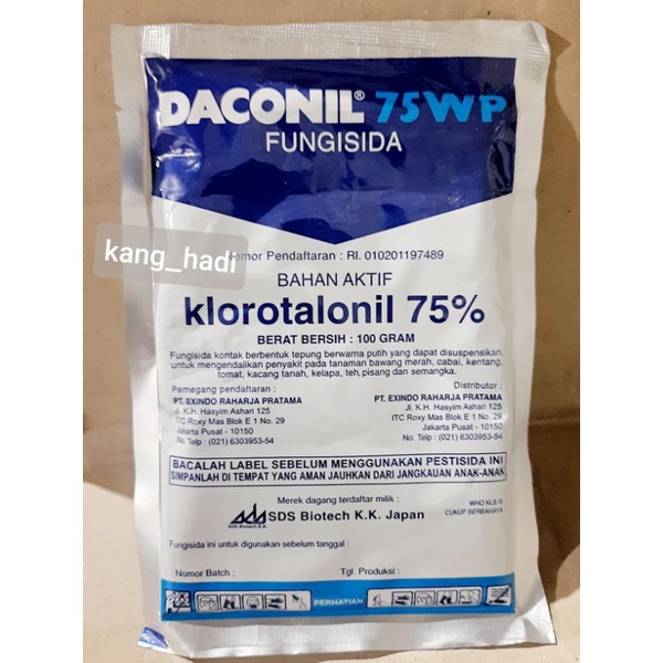 Jual DACONIL 75 WP Fungisida 100 Gram Original Shopee Indonesia