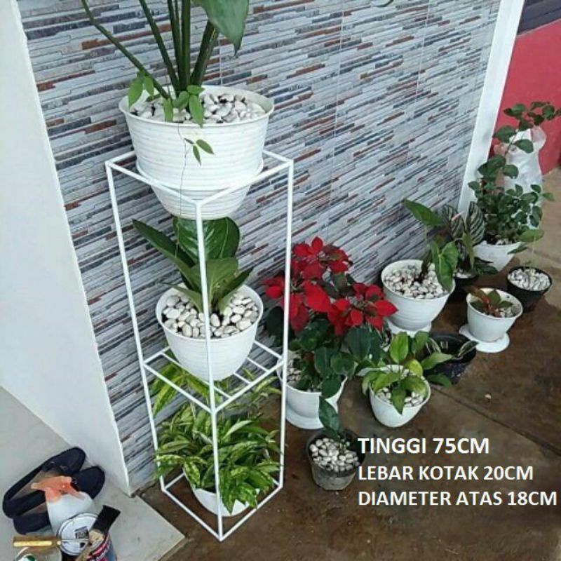 Jual Standing Pot Besi Minimalis Rak Pot Besi Shopee Indonesia