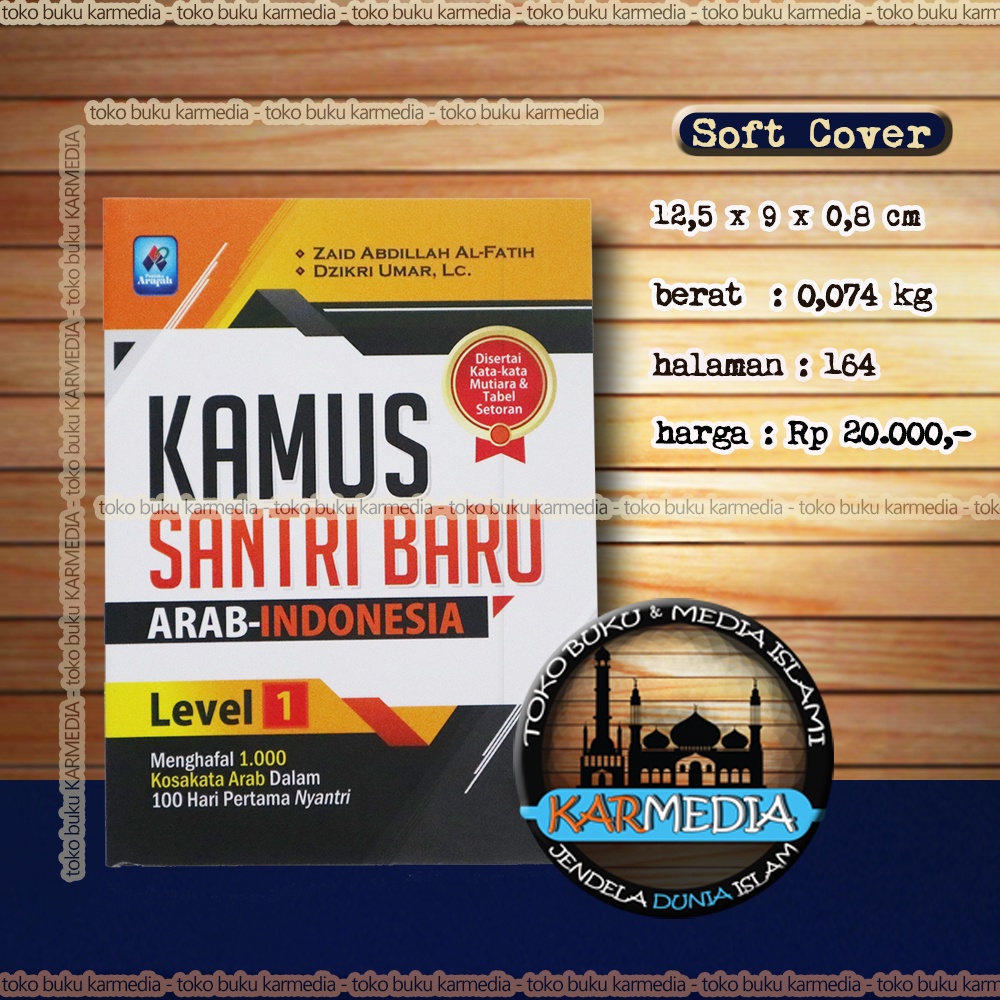 Jual Kamus Santri Baru Arab Indonesia Level Pustaka Arafah