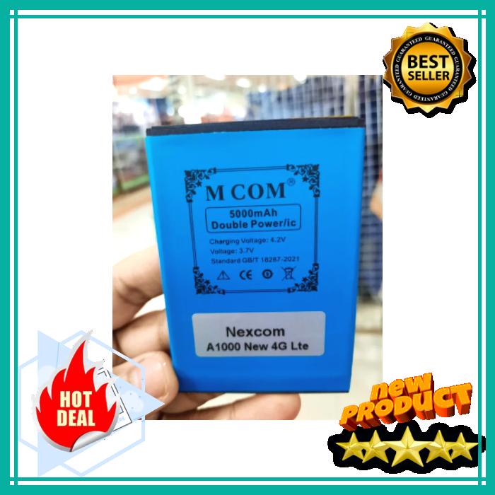 Jual BATERAI DOUBLE POWER MCOM NEXCOM A1000 NEW 4G LTE COD Shopee