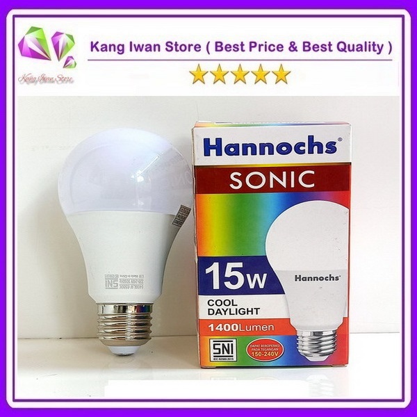 Jual Lampu Bohlam LED Hannochs Sonic Bulb 3W 5W 7W 9W 12W 15W Shopee