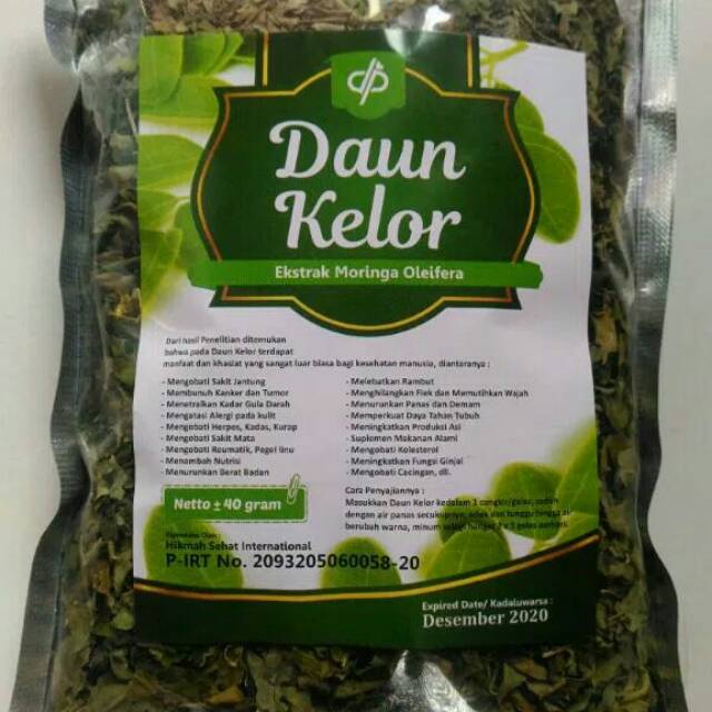 Jual Teh Seduh Daun Kelor 40 Gram Shopee Indonesia