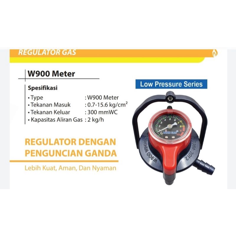 Jual Regulator Gas Winn W Dengan Pengunci Ganda Shopee Indonesia