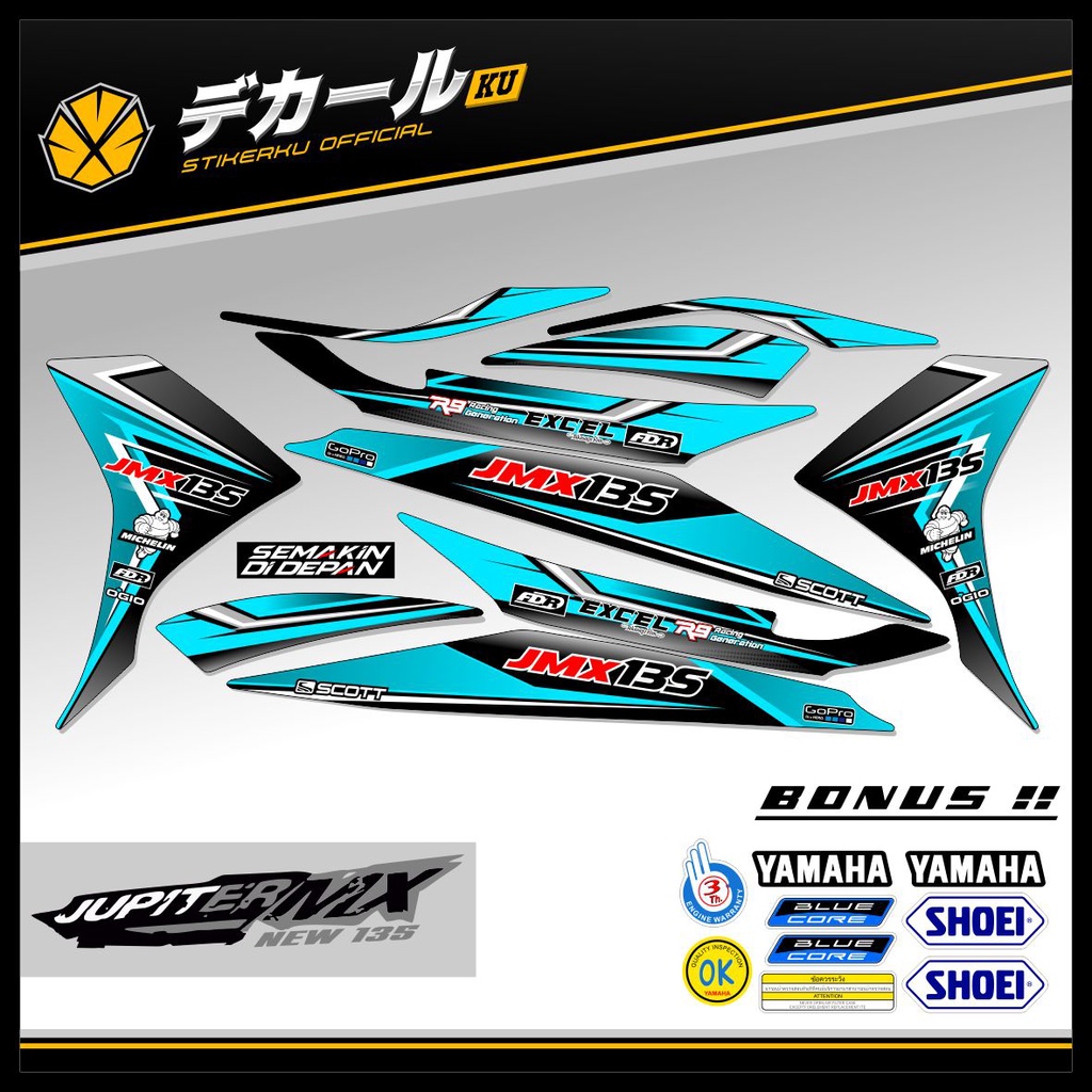 Jual Striping Jupiter Mx Striping Mx New Sticker Jupiter Mx