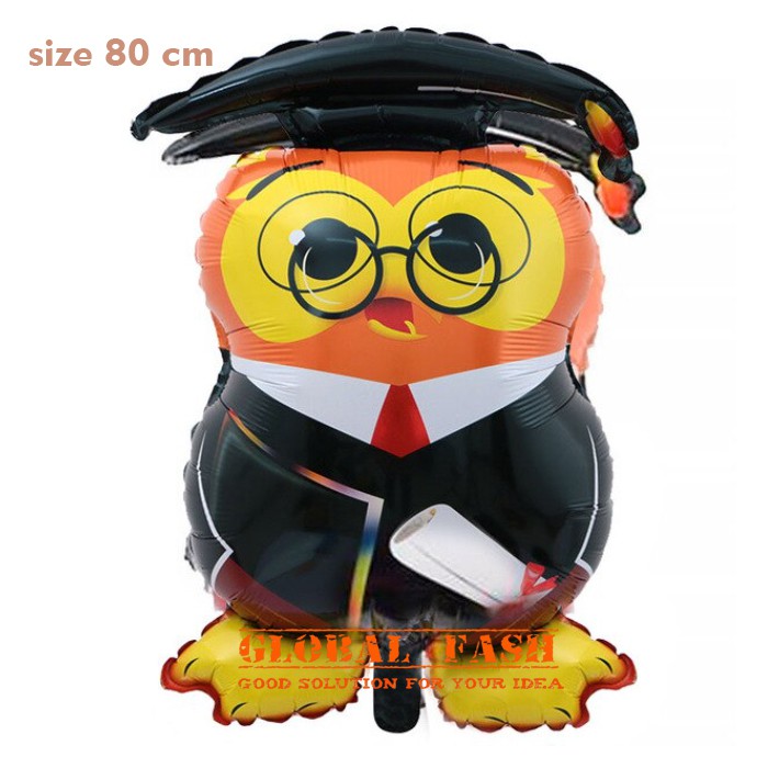 Jual Balon Foil Owl Wisuda Jumbo Balon Wisuda Jumbo Balon