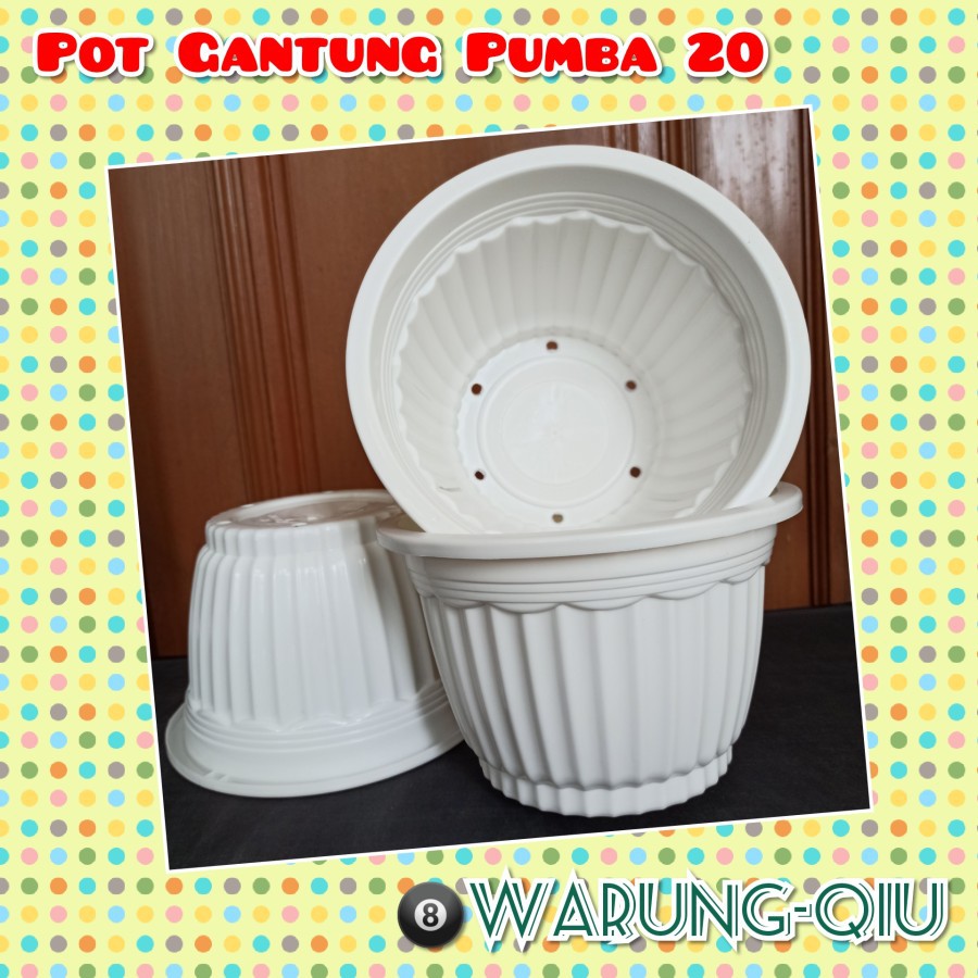 Jual Pot Gantung Pumba Pot Gantung Putih Shopee Indonesia