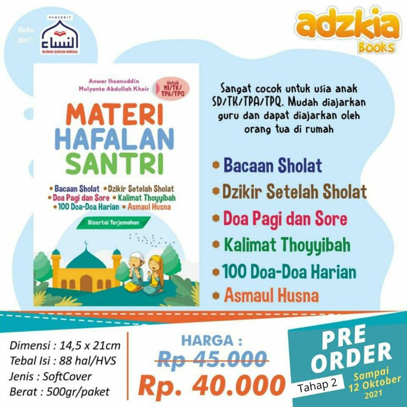 Jual TRILOGI HAFALAN SANTRI Shopee Indonesia