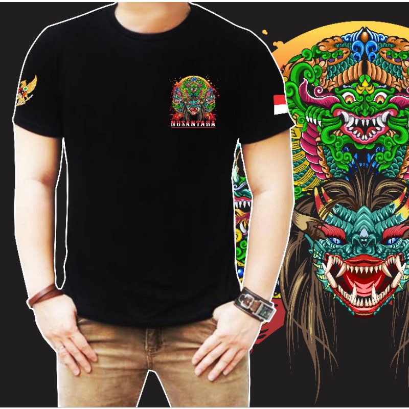 Jual T Shirt Kaos Barong Devil Simo Barong Nusantara Shopee Indonesia