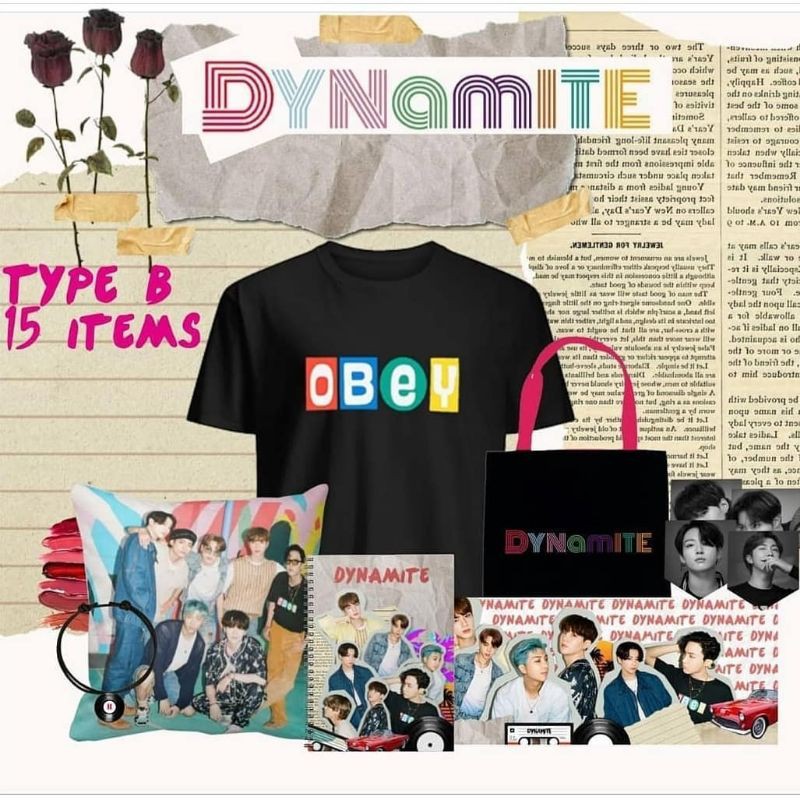 Jual Close Order Paket Bts Dynamite T Shirt Merch Unofficial