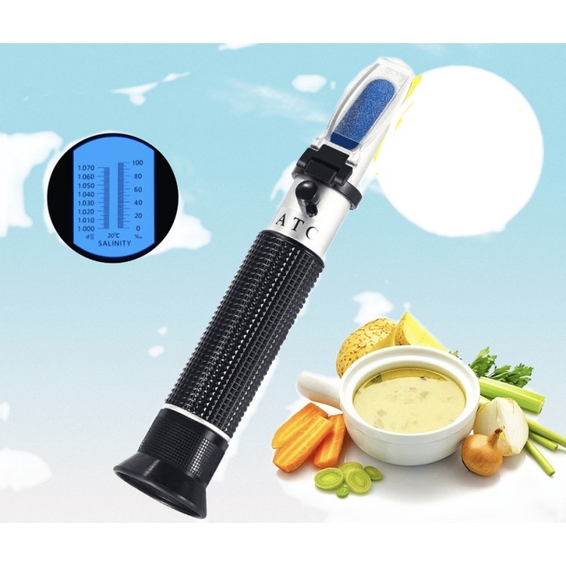 Jual Alat Ukur Kadar Garam Refractometer Salinity Pengukur