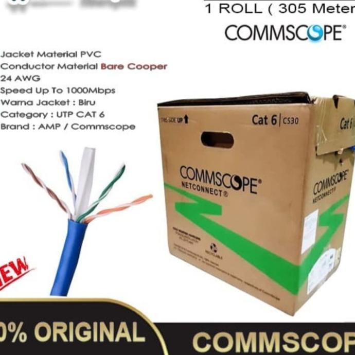 Jual Kabel Lan Utp Cat Commscope Cat Shopee Indonesia