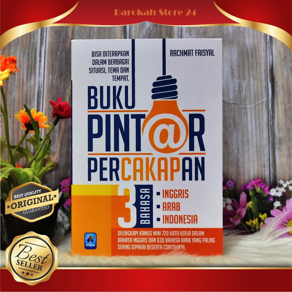 Jual Buku Pintar Percakapan 3 Bahasa Soft Cover Arafah Buku