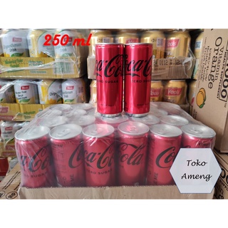 Jual Cocacola Fanta Sprite AW Cola Zero Kaleng 250 Ml 1 DUS 24