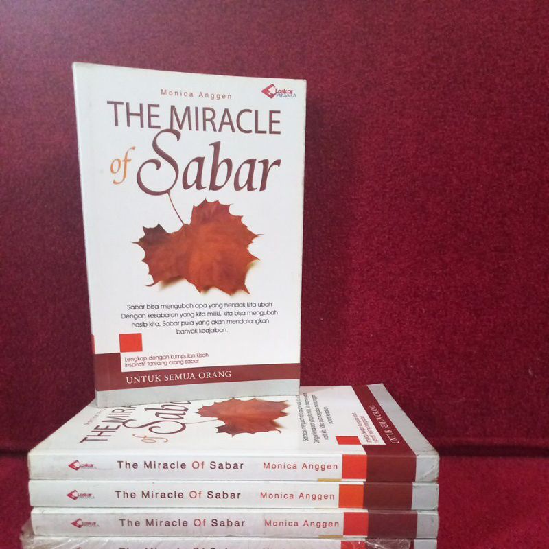 Jual Buku Pengembangan Diri The Miracle Of Sabar Lengkap Dengan