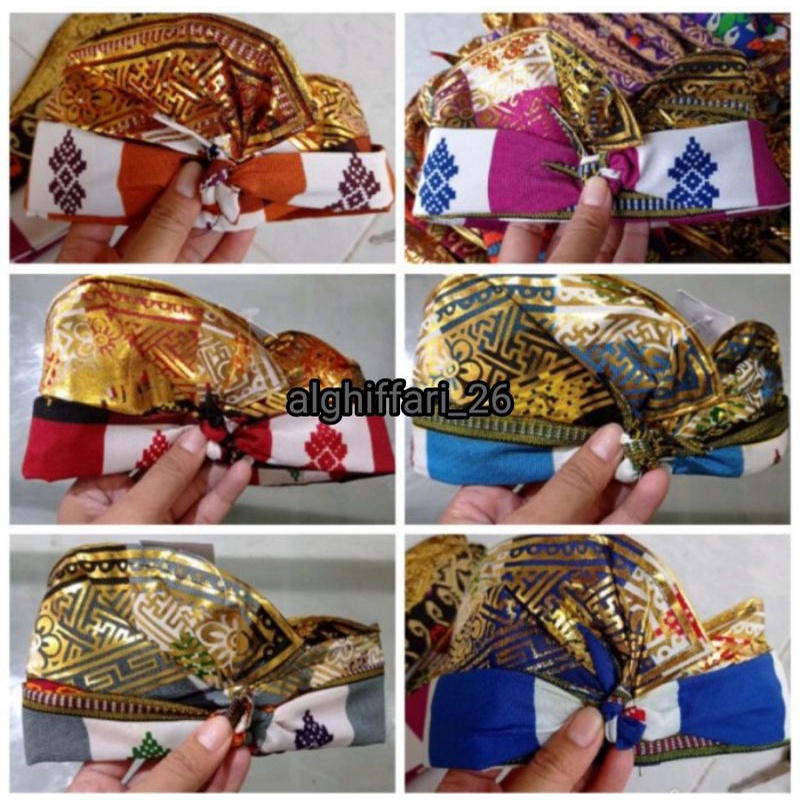 Jual UDENG JADI MOTIF KOTAK IKET KHAS BALI PRADA Shopee Indonesia