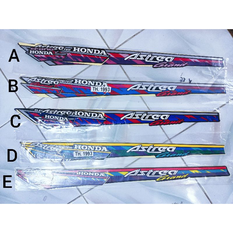 Jual Striping Astrea Grand Bulus Degadrasi Stiker Motor Honda