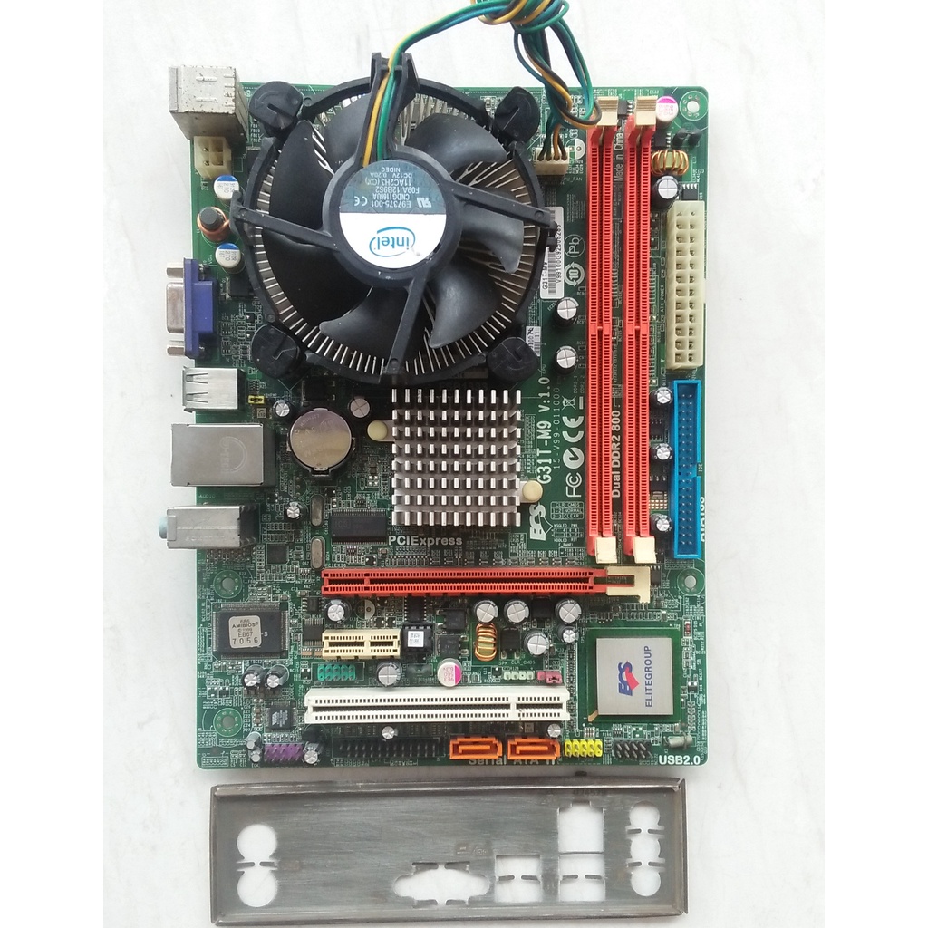 Jual Motherboard Mainboard Mobo MB ECS G31 LGA 775 DDR2 Indonesia