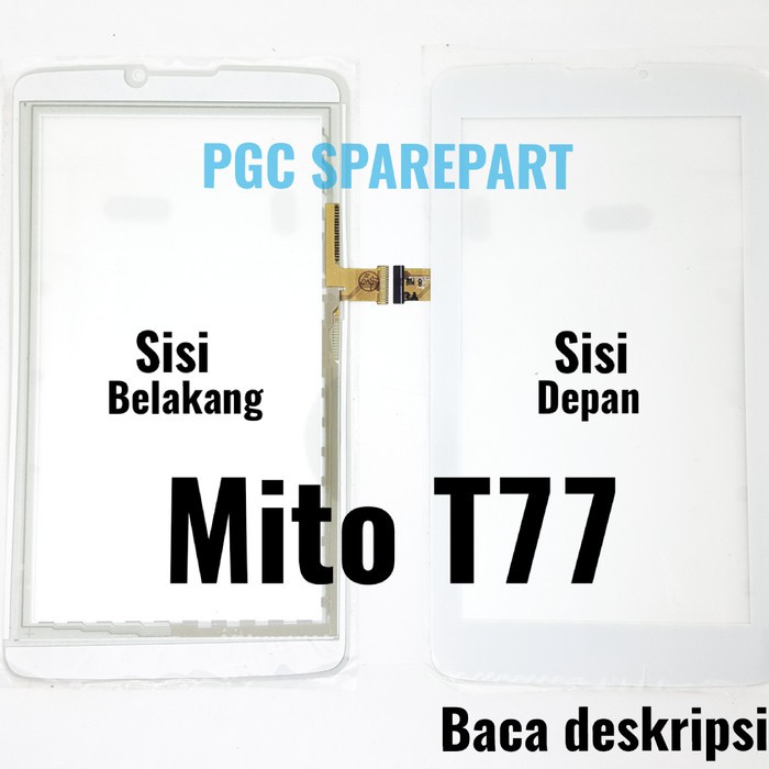 Jual Original Touchscreen Mito T77 Bukan Mito T777 Layar Kaca Sentuh