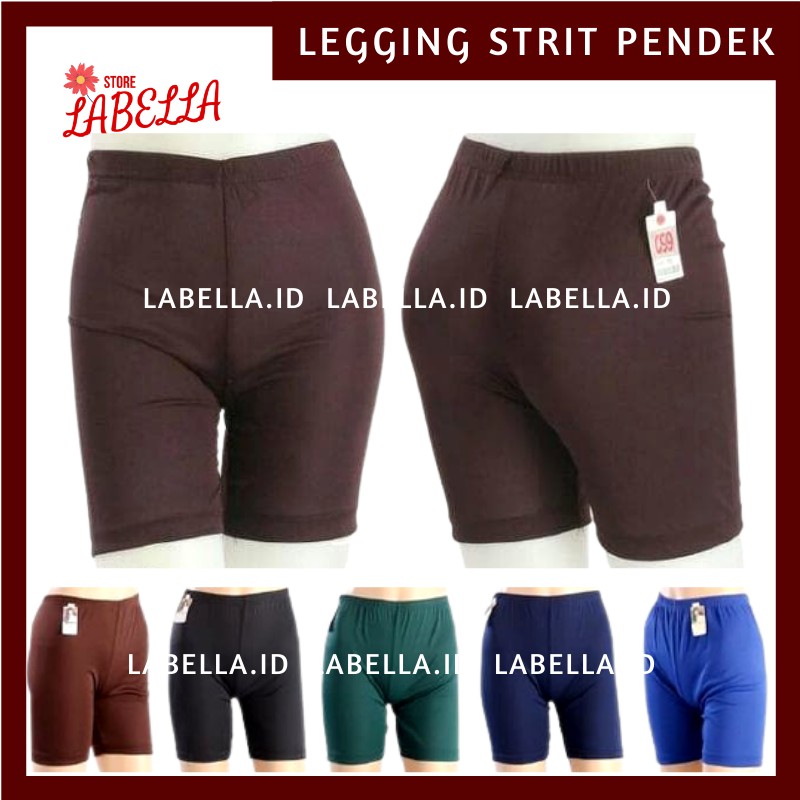 Jual Pcs Celana Legging Pendek Wanita Strit Size S M L Xl Xxl L