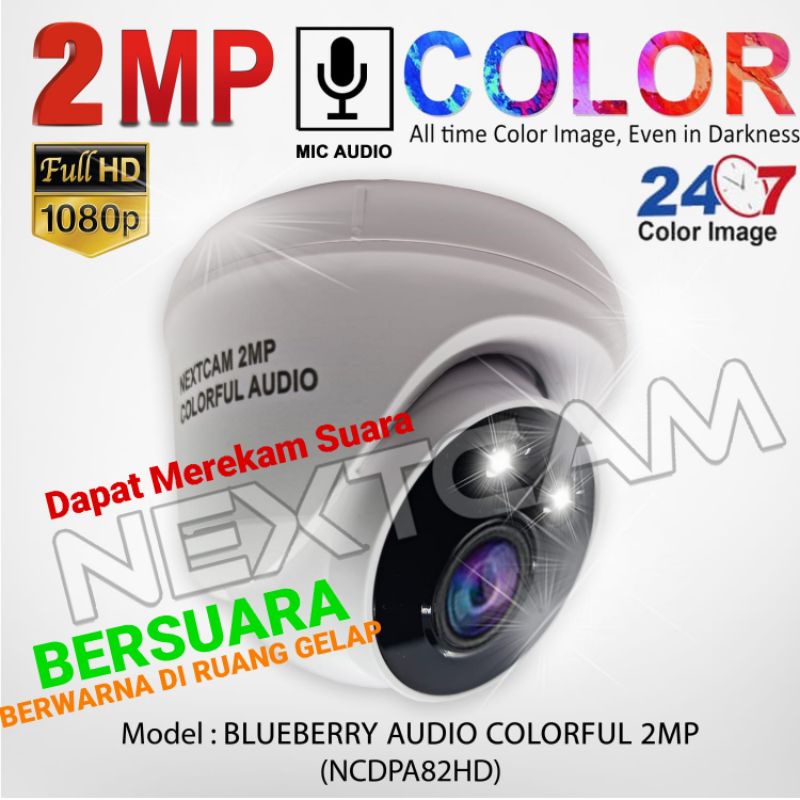 Jual Kamera Cctv Color Audio Warna Bersuara Kamera Indoor 2mp Nextcam