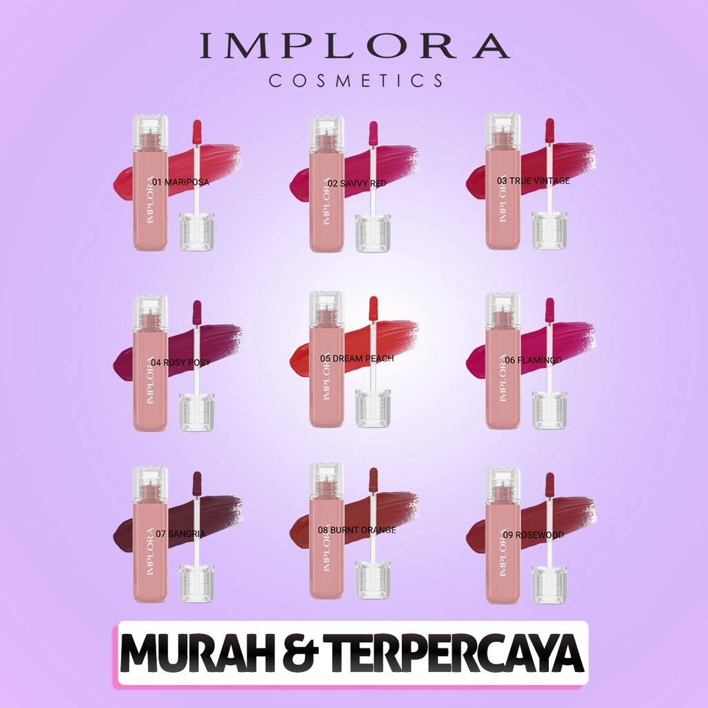 Jual Implora Jelly Tint Ml Lip Tin Jelly Ready Shade Color