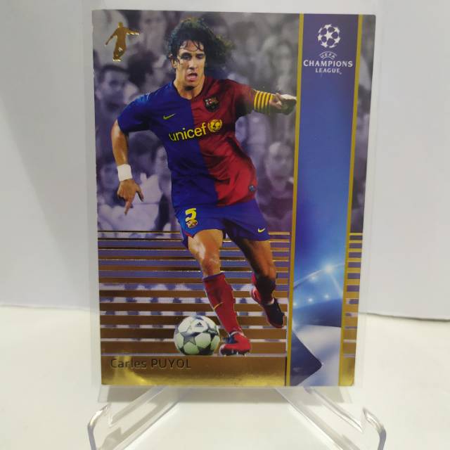 Jual Carles Puyol Kapten Captain Barcelona Legend Kartu Bola Panini