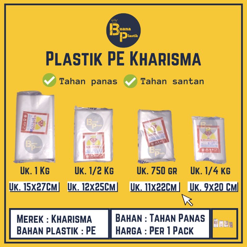 Jual Plastik PE Kharisma Kantong Plastik PE Plastik Es Plastik PE