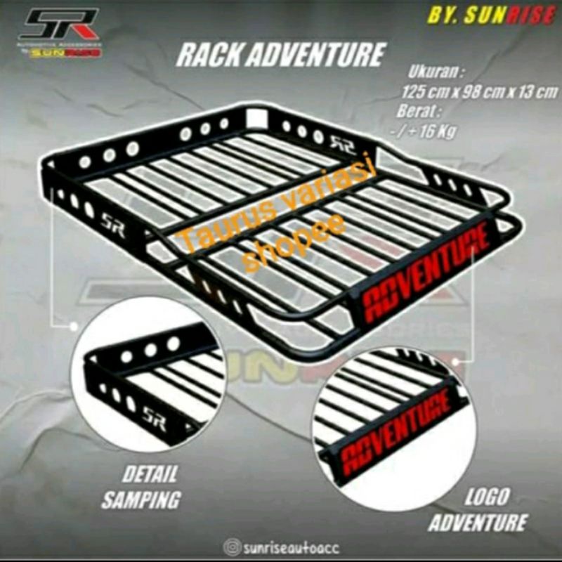 Jual Buzz Rack Bagasi Atas Barang Mobil Roof Rack Adventure Shopee