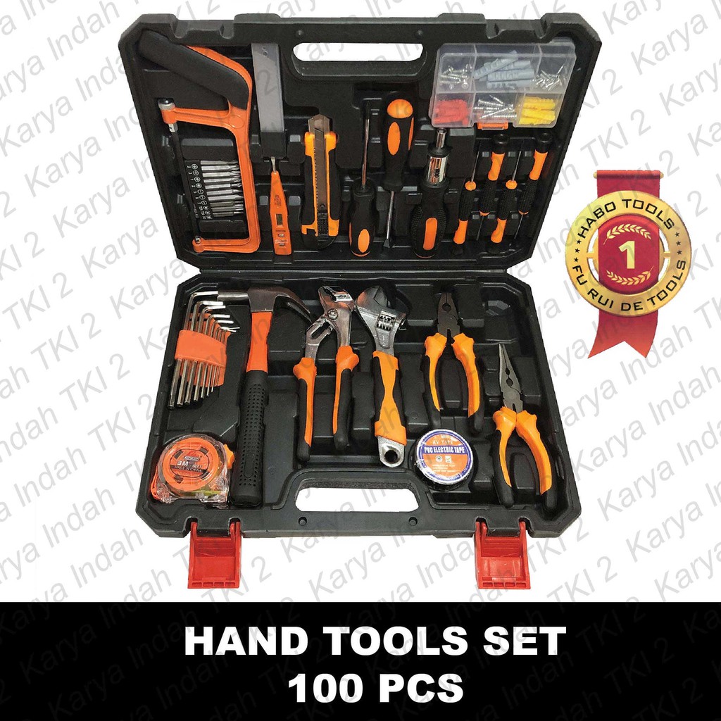 Jual Hand Tool Set Pcs Habo Toolkit Toolbox Tool Kit Tool Box