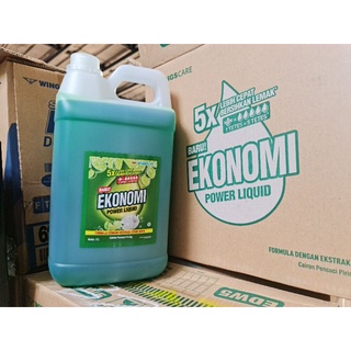 Jual Ekonomi Sabun Cuci Piring Jeruk Nipis Jerigen 5 Liter Shopee