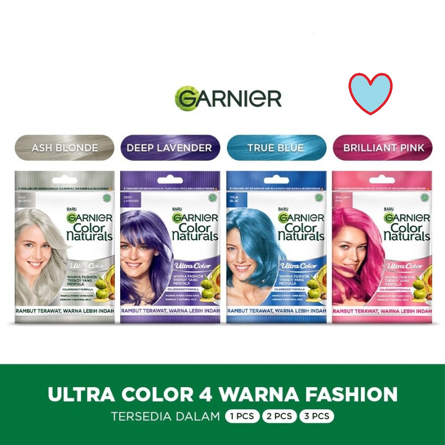 Jual Garnier Hair Naturals Ultra Color Pastels SACHET Ash BLONDE True