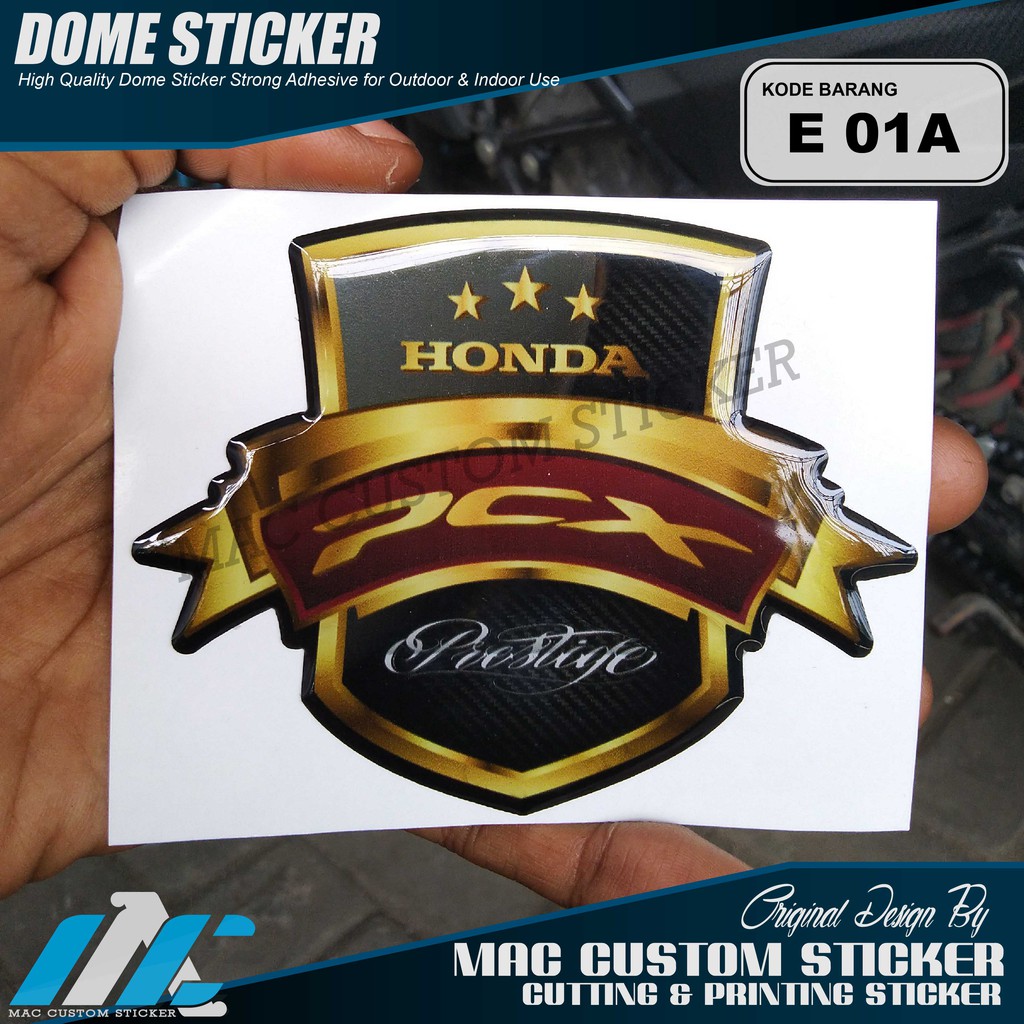 Jual E A Stiker Timbul Honda Pcx Emblem Honda Pcx Sticker Logo