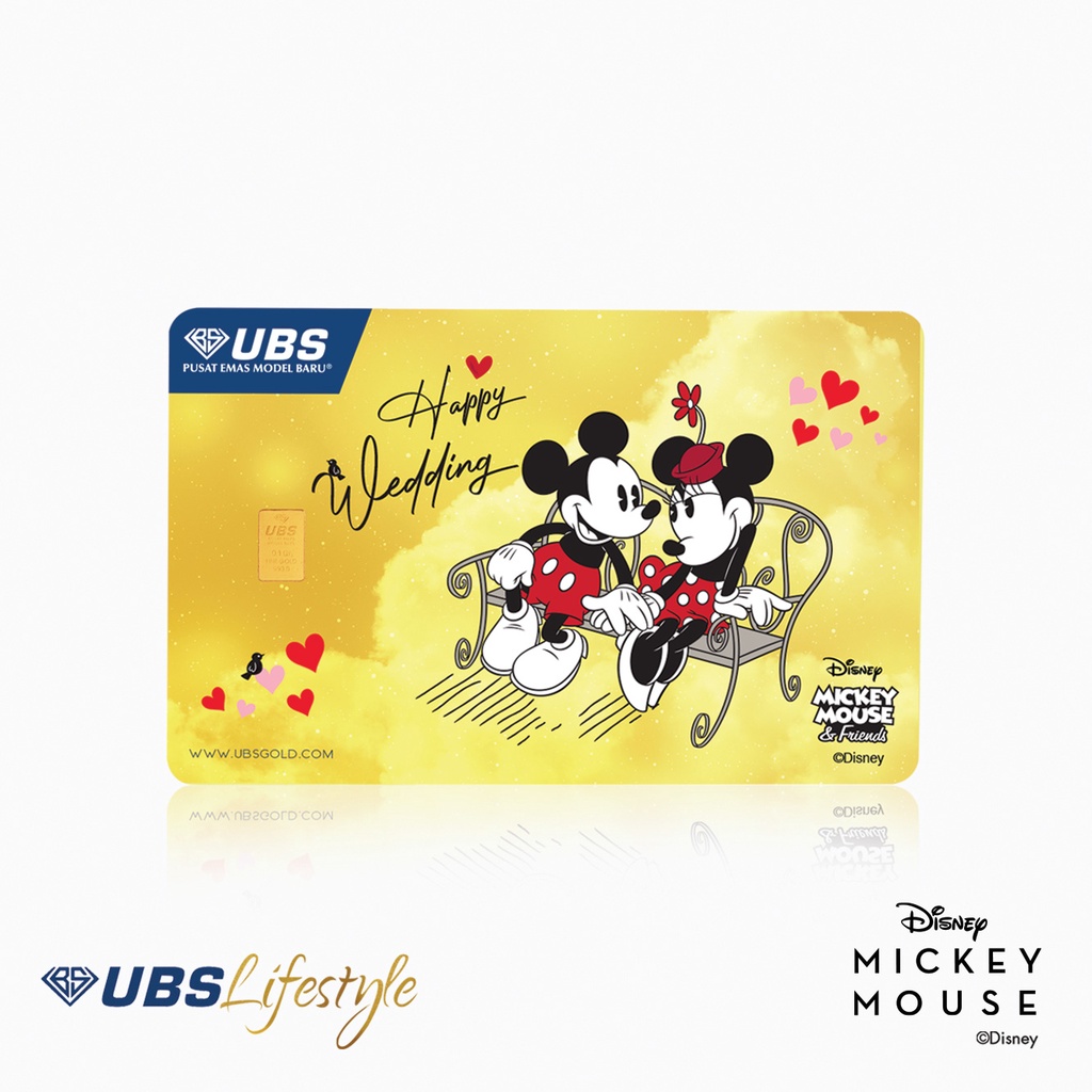 Jual Lm Ubs Disney Mickey Minnie Mouse Happy Wedding Gr Shopee