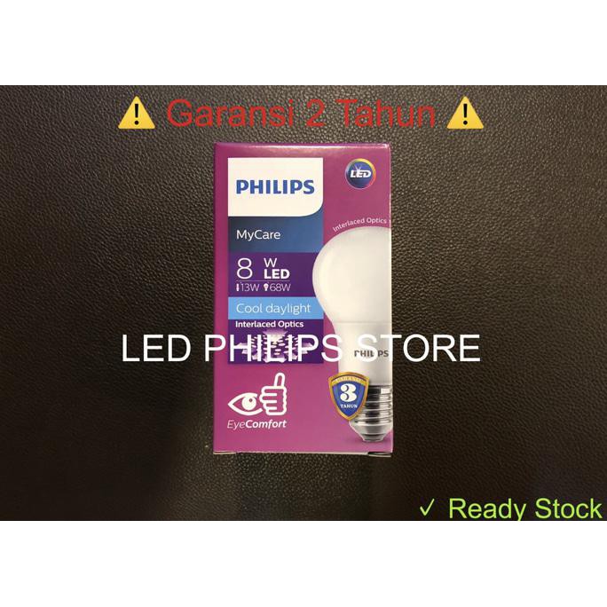 Jual Lampu Bohlam Led Philips Watt Putih Cool Day Light W W Watt