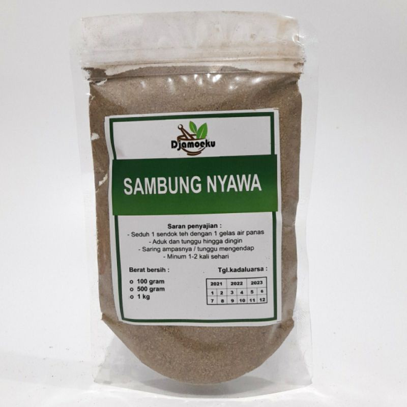 Jual Daun Sambung Nyawa Bubuk 500 Gram Shopee Indonesia