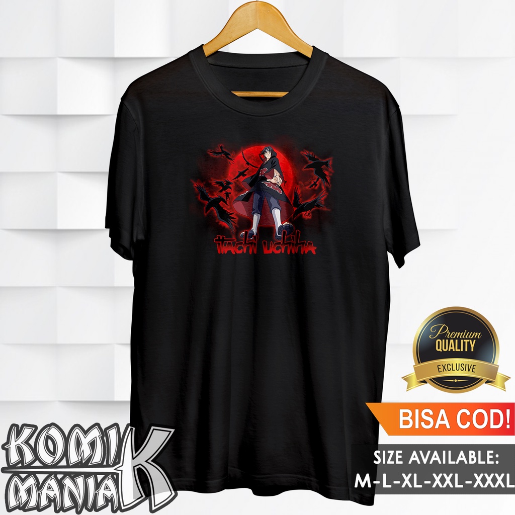 Jual Kaos Anime Naruto Baju Distro Pria Cowok Dewasa Original T Shirt