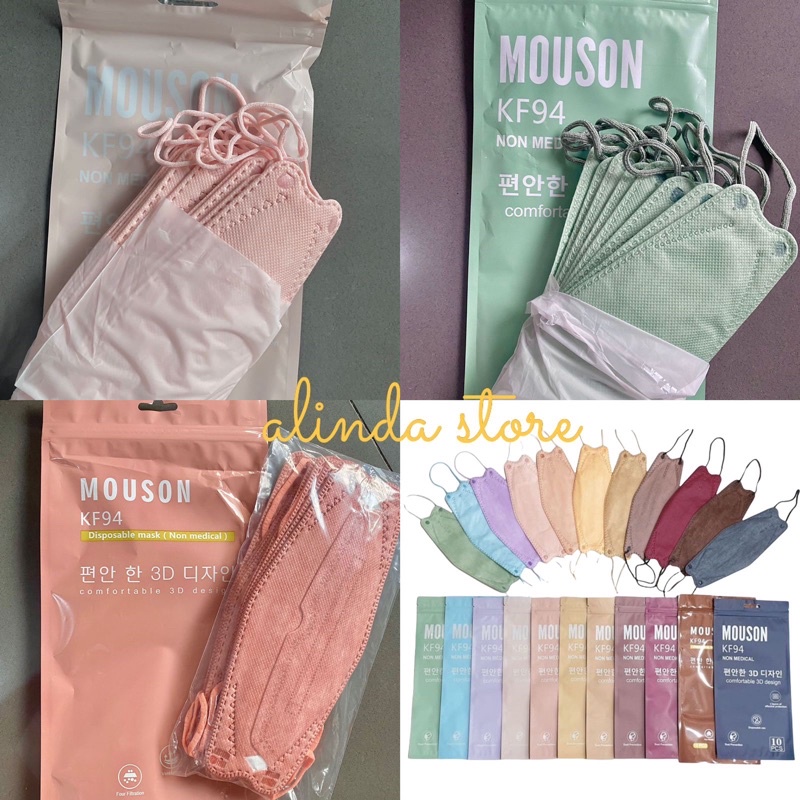 Jual MOUSON KF94 NUDE NEW WARNA MOUSON Harga Per 10 Pcs Indonesia