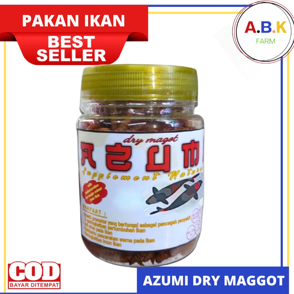 Jual Azumi Dry Maggot Magot Gr Ulat Ulet Kering Pakan Predator Ikan