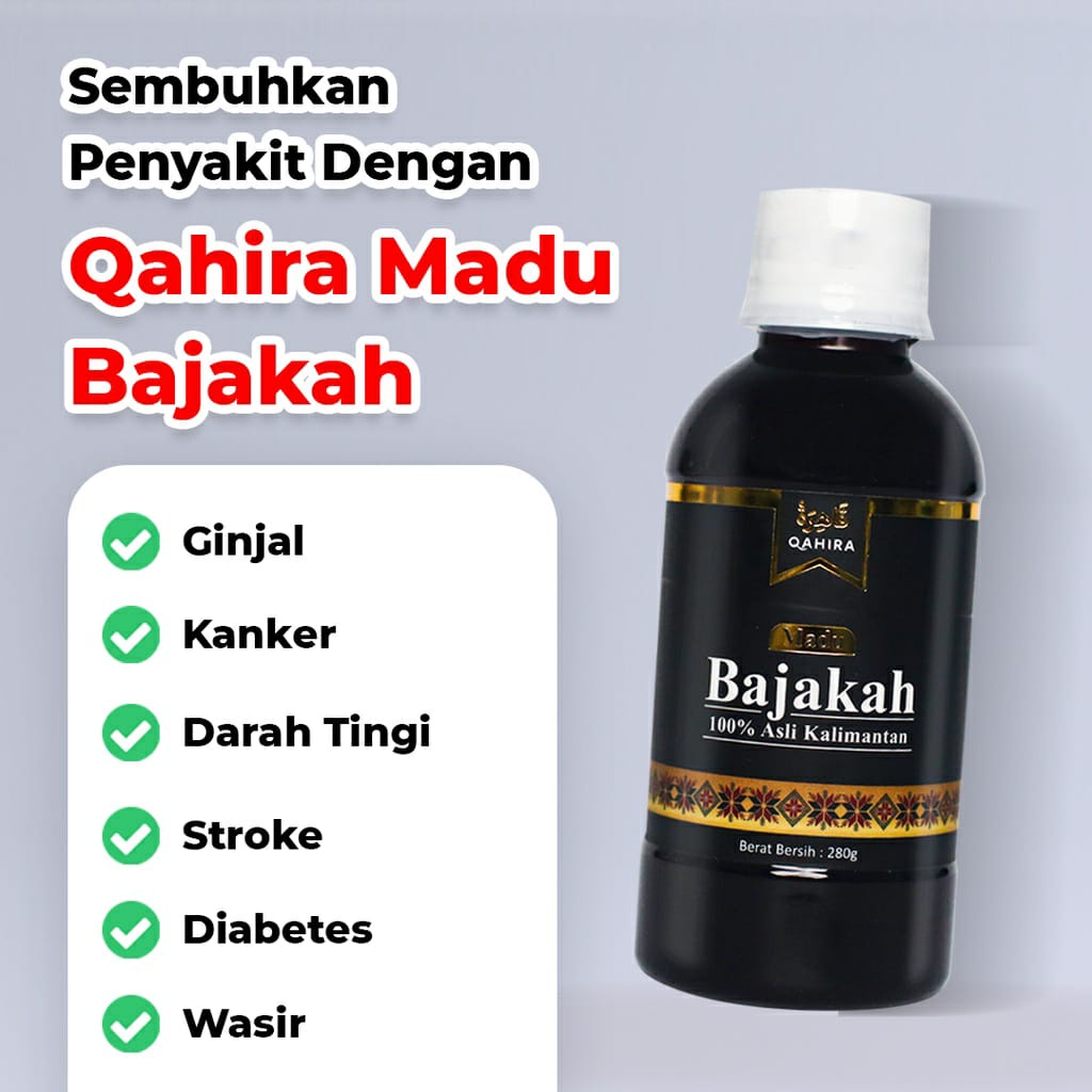 Jual ASLI ORIGINAL MADU BAJAKAH QAHIRA UNTUK BENJOLAN DITUBUH I OBAT