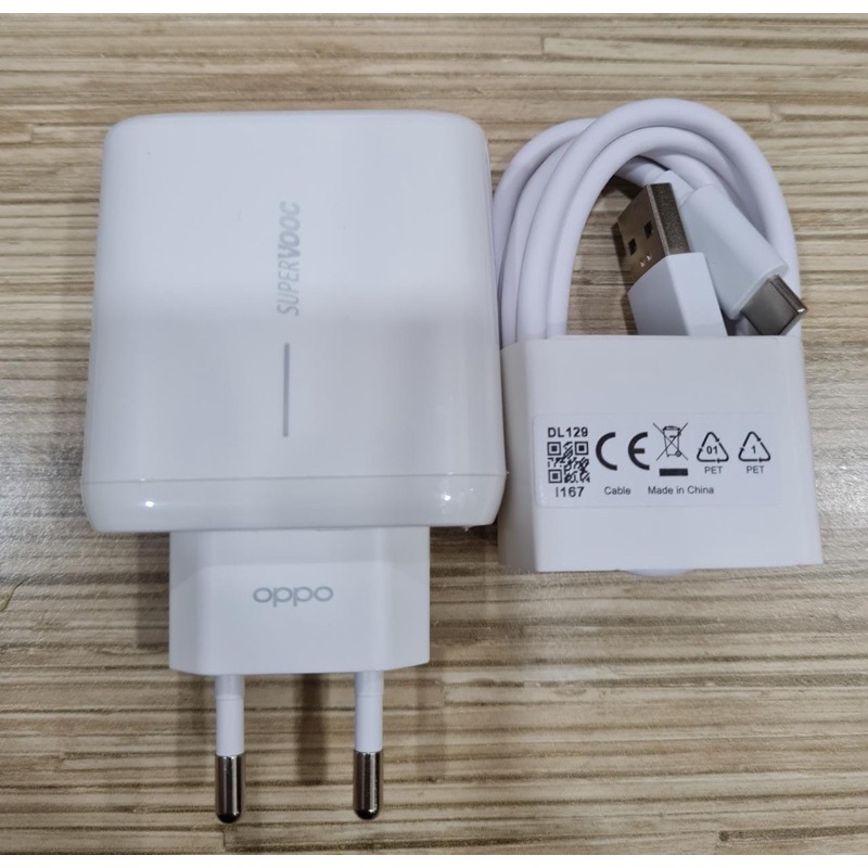 Jual Charger Oppo Reno 5 Super Vooc 65W Type C Original Shopee Indonesia