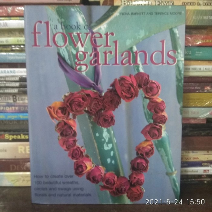 Jual A Book Of Flower Garlands Fiona Barnet Terence Moore Shopee