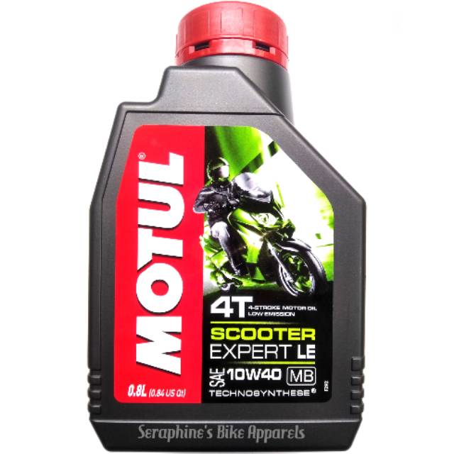 Jual OLI MOTUL SCOOTER EXPERT LE 10W40 0 8L 100 ORIGINAL MOTUL SEMUA