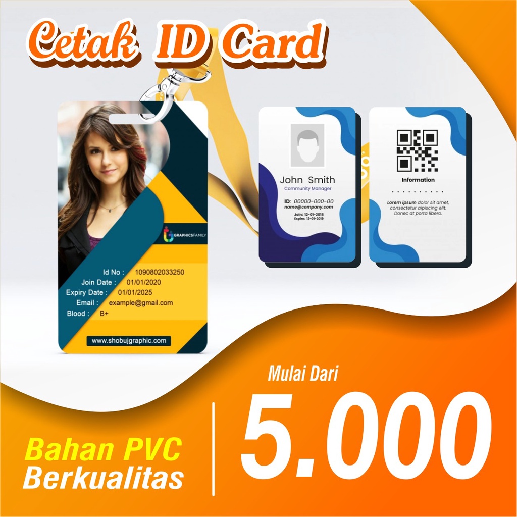 Jual CETAK ID CARD KARTU ANGGOTA MEMBER Shopee Indonesia