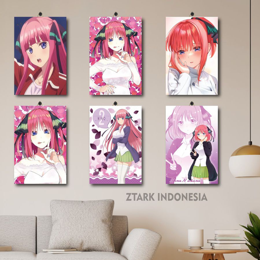 Jual DEKORASI RUANG FOTO ANIME NINO NAKANO GOTOUBUN 20X30 DIMQC JVHYB