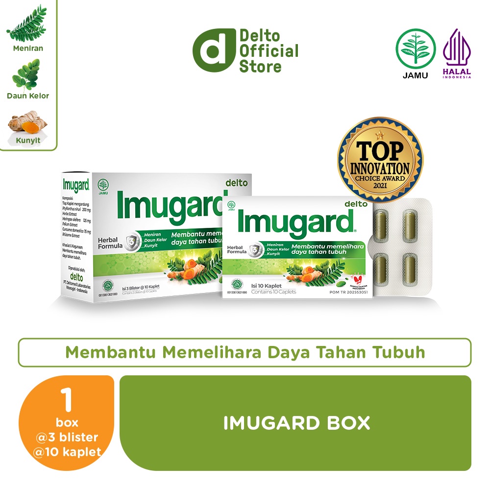 Jual Imugard Box 3 Blister 10 Kaplet Shopee Indonesia