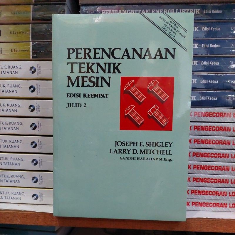 Jual Buku Perencanaan Teknik Mesin Edisi Jilid Shopee Indonesia