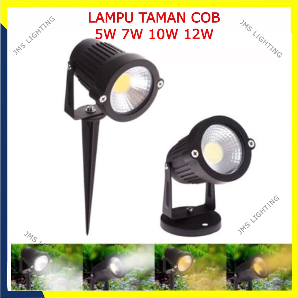 Jual LAMPU TAMAN SOROT LED 5W 7W COB 5 WATT LAMPU TAMAN PUTIH