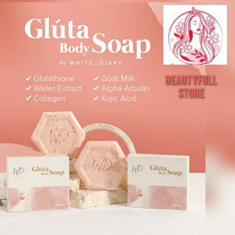 Jual White Diary Gluta Body Soap Sabun Whitening Bpom Shopee